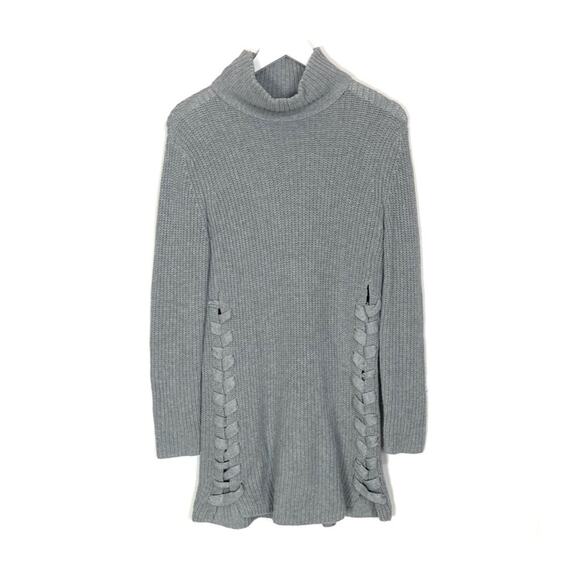 Halogen Lace Up Sweater - Picture 1 of 9